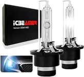 ICBEAMER 10000K D2S D2C D2R Xenon Factory HID | Replacement for 66040, 66240, 85122 OEM Headlight Low Beam Light Bulbs Lamp | [Color: Blue]