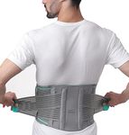 TYNOR LS Belt Lumbopore, Grey, Large, 1 Unit