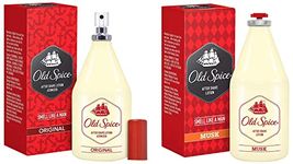 Old Spice After Shave Lotion - 150 ml (Atomizer Original) & Old Spice After Shave Lotion - 100 ml (Musk)