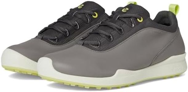 ECCO Men's Biom Hybrid Bny Waterproof Golf Shoe, Steel/Magnet, 10-10.5