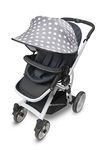 Manito Sun Shade for Strollers and Car Seats UPF 50+ (Star Grey)