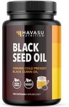 Black Seed Oil Capsules 120Ct. | 1000mg Cold Pressed Black Cumin Seed Oil Supplement | Potent Antioxidant for Immune Support & Digestive Health | High Strength Antioxidant | Nigella Sativa Liquid Caps