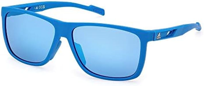Sunglasses Adidas Sport SP 0067 92X Blue/Other/Blue Mirror, Blue