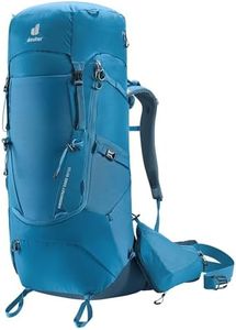 DEUTER Unisex Blue Aircontact Core 60+10L Rucksack with High-Capacity and Superior Ventilation for Multi-Day Hiking | Trekking | Mountaineering