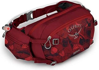 Osprey Seral 7L Unisex Biking Waist Pack with Hydraulics Reservoir, Claret Red