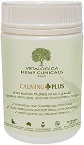 Vetalogica Hemp Clinicals Calming Plus Supplements with Hemp Oil and Tryptophan for Cats 100 g