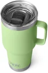 YETI Rambler 30 oz Travel Mug, Stainless Steel, Vacuum Insulated with Stronghold Lid, Key Lime