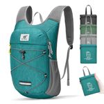 SKYSPER Foldable Hiking Backpack - 10L Small Lightweight Daypack Breathable Travel Backpacks for Men Women