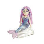 Aurora, 33068, Sea Sparkles Mermaid Nixie, 18In, Soft Toy, Blue and Pink