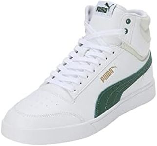 Puma Shuffle Mid, Botas de fútbol Unisex Adulto, White, 45 EU