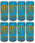 Monster Energy Mango Loco 500ml Can , (Pack of 8 Cans X 500ml each )