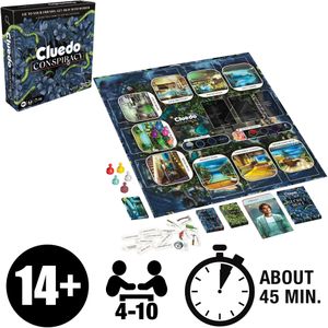 Cluedo Conspiracy Board Game – Mystery Deduction Family Game