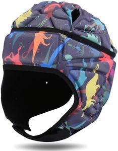 KRUI Soft Shell Helmet 7v7 Flag Football Helmet Scrump Cap Soft Padded Rugby Helmet Headguard Adjustable Breathable EVA Foam Impact Resistant for Youth Adults