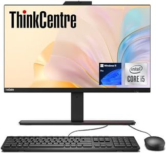 Lenovo ThinkCentre M90a All-in-one Business Computer, 23.8" FHD IPS Display, Intel Core i5 Processor, 32GB RAM, 1TB PCIe SSD, Wi-Fi, Webcam, USB-C, SD Card Reader, Windows 11 Pro