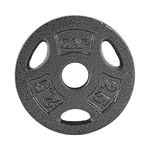 CAP Barbell 2.5 lb Standard 1-Inch Cast Iron Grip Plate | Black