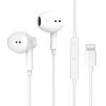 Headphones for iPhone [Apple MFi Certified]Apple earphones Wired iPhone Headphones In-Ear Earbuds(Built-in Microphone & Volume Control) Compatible with iPhone 14/14Pro/SE/12/12Pro/13Pro/11/X/XR/8/7/XS