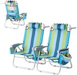 VINGLI Backpack Beach Chair 2 Pack,