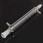 FEVERWORK 300mm 24/40 Joint Glass Straight Liebig Condenser Tube Lab Laboratory Glassware