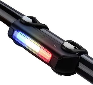 Lista Ultra Bright Bike Light USB Bicycle Tail Light 7 Modes High Intensity Rear LED Accessories Fits On Any Road Bikes & Helmet, for Cycling Safety Flashlight