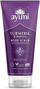 Ayumi Turmeric & Papaya Body Scrub. Vegan, Cruelty-Free, Dermatologically-Tested, 1 x 200ml