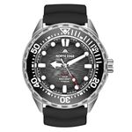 NORTH EDGE Solar Powered Dive Watch for Men Women, Quartz Movement with Rechargeable ML2016 Battery, 300m Water Resistant, Unidirectional Bezel, Luminous Hands