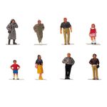 Hornby R7116 Town People for Model Railway OO Gauge, Model Train Accessories for Adding Scenery, Dioramas, Woodland, Buildings and More, Model Making Kits - 1:76 Scale Model Accessory