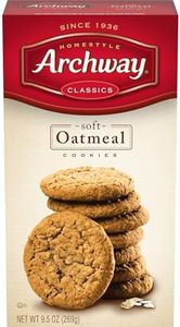 Archway Cookies, Classic Soft Oatmeal Cookies, 9.5 Oz (Pack of 9)