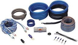 Rockville RWK4CU 4 AWG Gauge 100% Copper Complete Amp Installation Wire Kit OFC Black