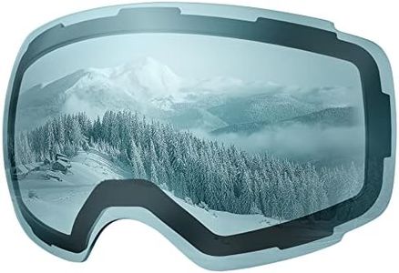 OutdoorMaster Ski Goggles PRO Lens - 20+ (VLT 60% L.Blue Lens with Free Carrying Pouch)