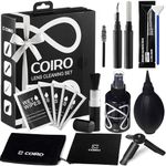 C Coiro Camera Lens Cleaning Kit for DSLR and Sensitive Electronics, 9-in-1 Lens Cleaner Spray, Camera Pen, Blower, Wipes, Sensor Cleaner, Photographer Gifts & Accessories