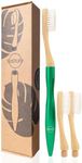 Sustuff | 3 Bamboo Toothbrushes wit
