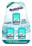 Mountain Breeze Oral Hygiene Mouth Freshener Sugar Free Spearmint Flavoured Breath Strips (24 Strips each Cassatte)-Pack of 1(3 Cassette)