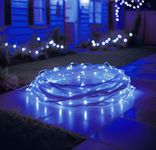 Clariq LED Decoration Lights (Rice Light-Blue 30 Feet, Pack of 2)