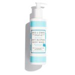 Spots & Stripes - Skin Goals Anti-Blemish Body Wash with Salicylic Acid and AHAs, Shower Gel for Kids, Zaps Body Acne, Sulphate Free for Sensitive Skin, with Aloe Vera Leaf Juice and Spearmint (250ml)