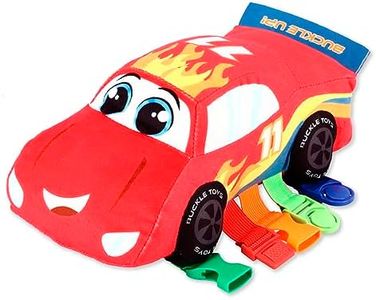 Buckle Toys - Bullet Racecar - Develop Fine Motor Skills - Sensory Learning Activity Toys - Toddler Plane Travel Essential