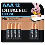 Duracell Ultra Alkaline AAA Batteries, Pack of 12