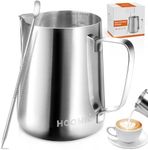 HOOMIL Milk Frothing Pitcher, 12oz/