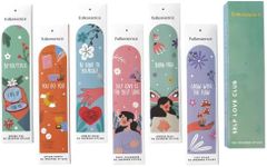 Folkulture Incense Sticks (120 Sticks) | Set of 6 Premium Incense for Aromatherapy, Valentines Day Gifts for Her | No Charcoal, Organic, Non Toxic, 45 Min Burn time Green Tea, Rose Insence-Sticks