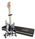 EVH Minature Guitars EVH003 Mini Replica Guitar Van Halen, Black & White