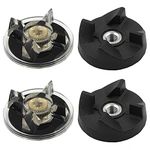 MMOBIEL 2 Pair Base Gear and Blade Gear Clutch Replacement Parts for Magic Bullet Blender MB1001 250W