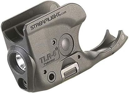 Streamlight 69279 TLR-6 100-Lumen Pistol Light with Integrated Red Aiming Laser Designed Exclusively and Solely for Select Non-Rail 1911, Black