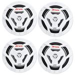 (2) Pairs of JVC CS-DR6201MW 6.5" Waterproof Marine Speakers Totaling 600 Watt