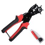 HIGROCK Hole Punch Plier puncher for Belt, Saddle, Watch Strap, Shoe, Fabric, Paper, etc