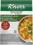 Knorr Professional Soup du Jour Chicken Noodle Soup Mix No added MSG, 0g Trans Fat per Serving, Just Add Water, 13.3 oz, Pack of 4