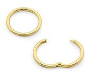 365 SLEEPERS Sterling Silver 8mm - 12mm Hinged Hoop Nose Helix Tragus Septum Segment Ring Sleeper Earrings - Hand Made In Australia - Nickel Free Hypoallergenic