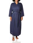 Natori Women's Shangri-LA Robe, Heather Night Blue, Extra Small