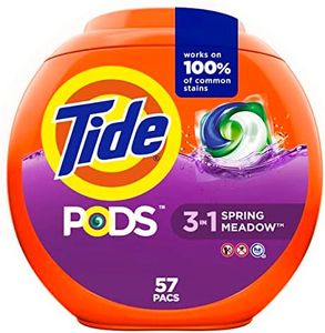 Tide Pods Laundry Detergent, Spring Meadow, 51 Ounce, 57 Count