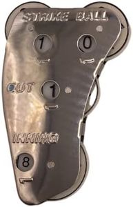 Markwort Stainless Steel 4-Dial Raised Letter Umpire Indicator