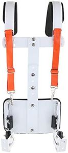 Snare Drum Carrier Bass Drum Shoulder Strap Harness Percussion Instrument Belt, White