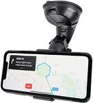 Olixar Phone Holder for Car Windscreen or Dashboard, Very Sturdy & Easy To Use - Dock & Go - Universal Fit for All Devices Including iPhone and Samsung - Black
